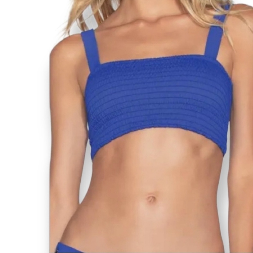 Maaji smocking dazzle 4 way reversible lace up bikini top - Picture 7 of 14